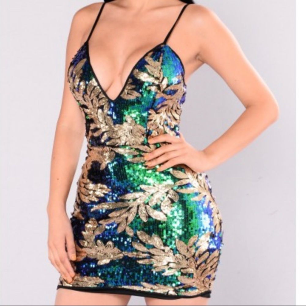 Work Your Body Sequins Dress